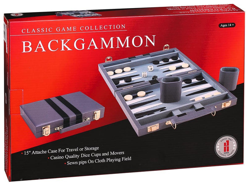 Backgammon (11 inch, Vinyl) - 025766380111 - Backgammon - Classic Game Collection - The Little Lost Bookshop