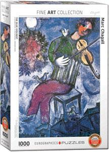 Blue Violinist Puzzle (1000pce) - 628136608527 - Jedko Games - The Little Lost Bookshop