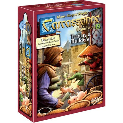 Carcassonne #2 Traders & Builders Expansion - 681706781020 - Carcassonne - Z-Man Games - The Little Lost Bookshop