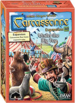 Carcassonne Under the Big Top - 841333103521 - Carcassonne - Z-Man Games - The Little Lost Bookshop