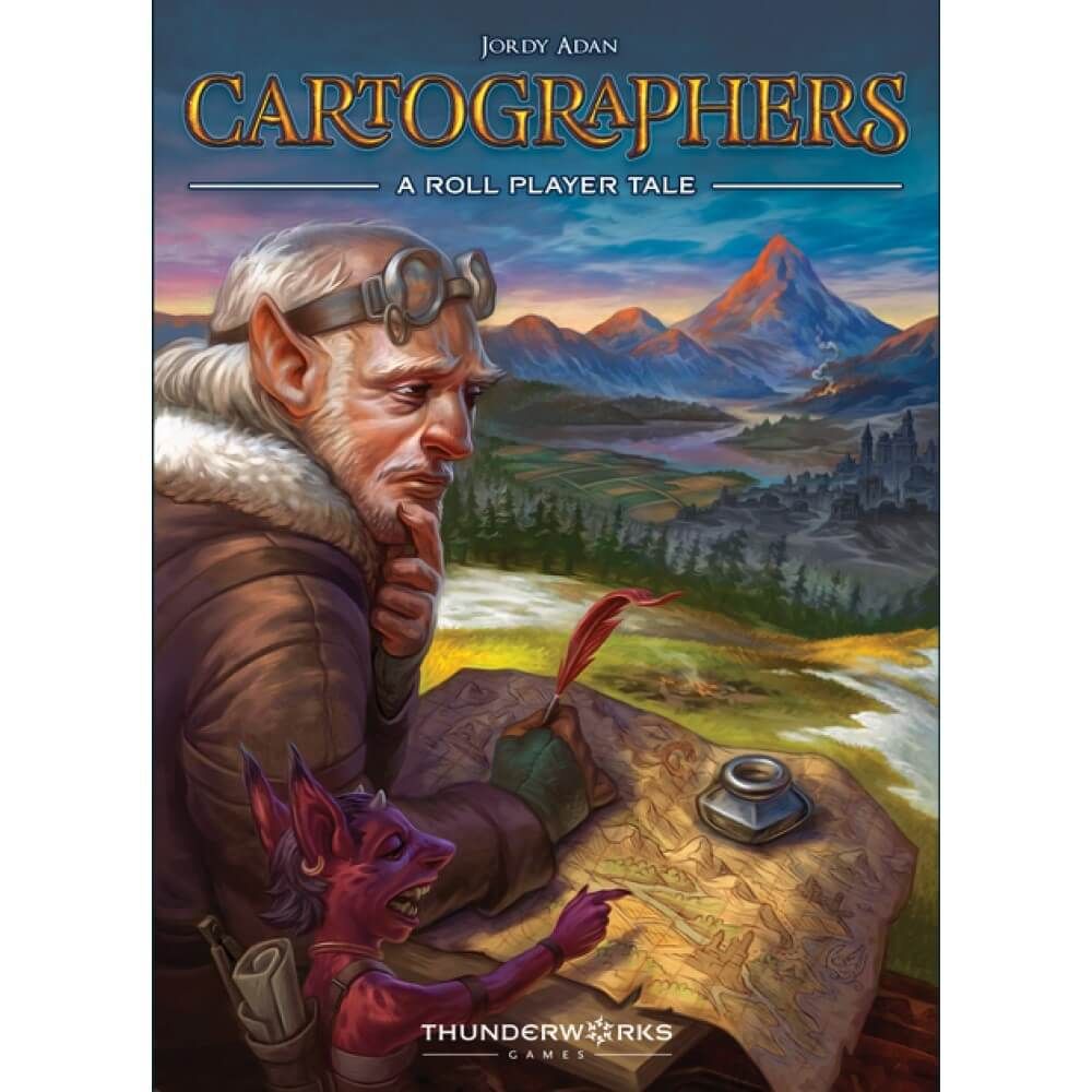 Cartographers A Roll Player Tale - 680168938577 - Jordy Adan - Thunderworks Games - The Little Lost Bookshop