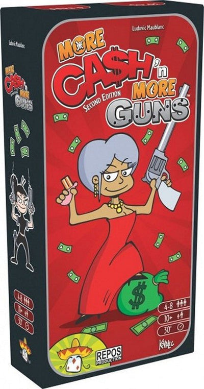 CASH n GUNS MORE GUNS - 5425016923986 - Gamewright - The Little Lost Bookshop