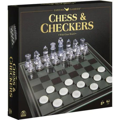 Chess & Checkers Set - 778988317204 - Jedko Games - The Little Lost Bookshop