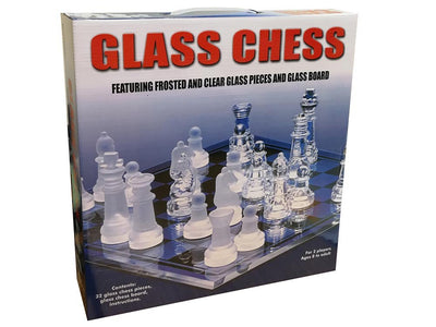 Chess Set Glass - 9320383354004 - Chess - Jedko Games - The Little Lost Bookshop