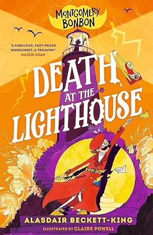 Death at the Lighthouse (Montgomery Bonbon #2) - 9781529505818 - Alasdair Beckett-King, Claire Powell - Walker Books - The Little Lost Bookshop