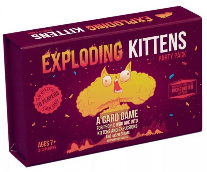 Exploding Kittens Party Pack - 852131006068 - The Oatmeal - Board Games - The Little Lost Bookshop