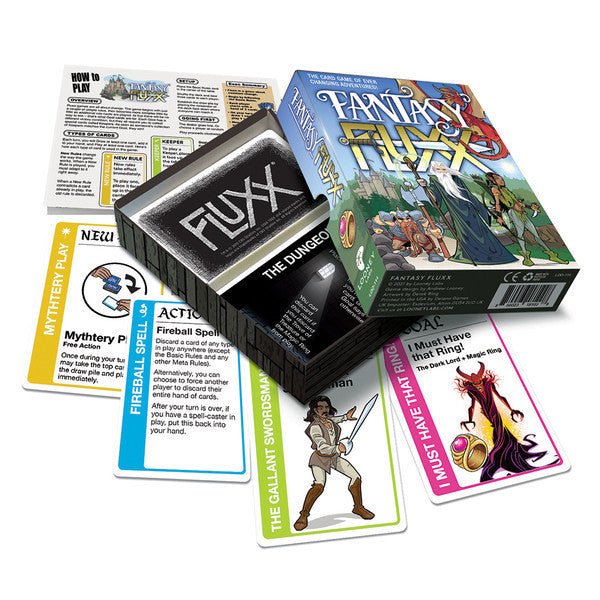 Fantasy Fluxx - 850023181008 - Card Game - Looney Labs - The Little Lost Bookshop