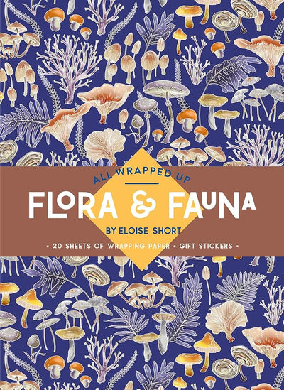 Flora & Fauna by Eloise Short: A Wrapping Paper Book (All Wrapped Up) - 9781761213144 - Eloise Short - Hardie Grant - The Little Lost Bookshop