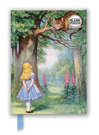 Foiled Blank Journal #21: John Tenniel, Alice and the Cheshire Cat - 9781839648588 - Flame Tree - The Little Lost Bookshop
