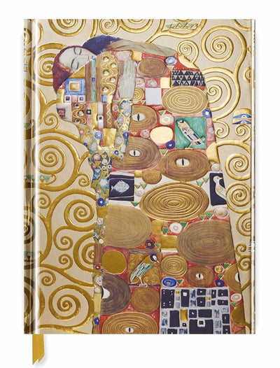 Gustav Klimt: Fulfilment (Blank Sketch Book) (Luxury Sketch Books) - 9781786641564 - Flame Tree Studio - Flame Tree - The Little Lost Bookshop