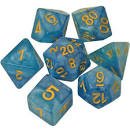 Halfsies Dice Sky Current with Upgraded Dice Case - 760970245510 - Halfsies - The Little Lost Bookshop