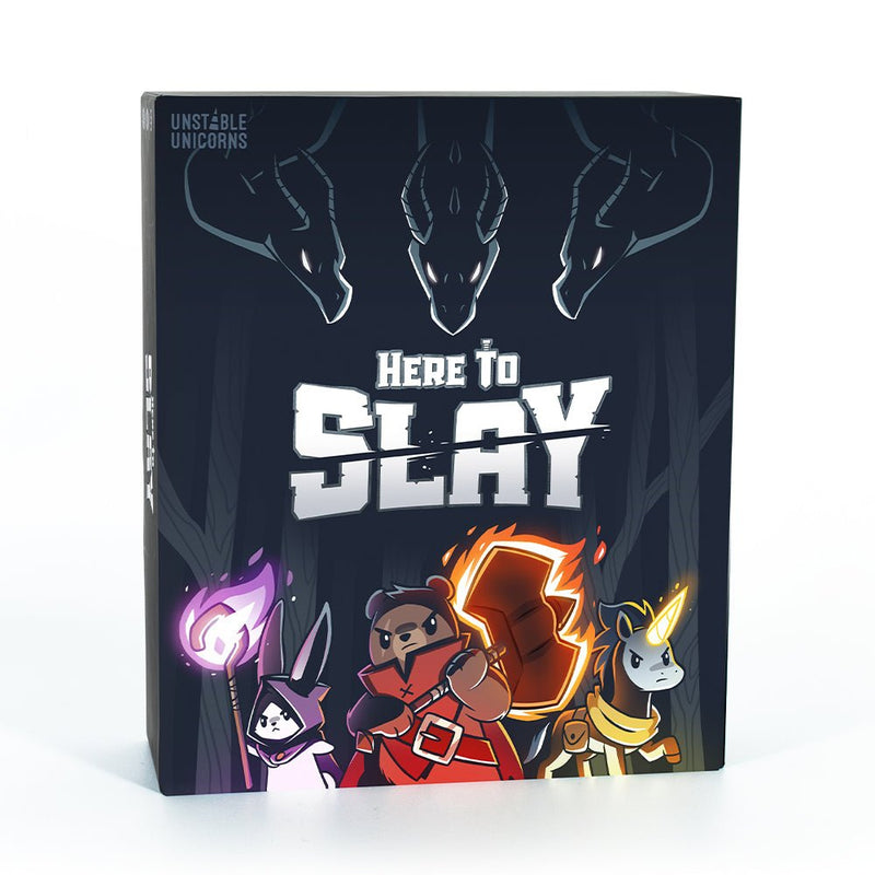 Here to Slay - 810031360918 - Card Game - Unstable Unicorns - The Little Lost Bookshop