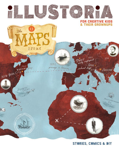 Illustoria: Issue #13: Maps, Stories, Comics, DIY - 9781952119118 - Haidle, Elizabeth - McSweeney's - The Little Lost Bookshop