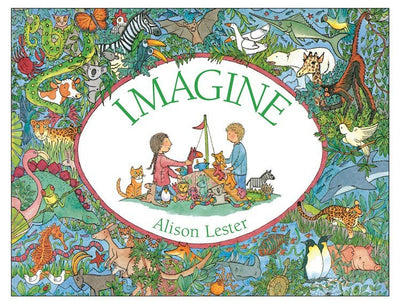 Imagine (Board Book) - 9781760293444 - Alison Lester - Allen & Unwin - The Little Lost Bookshop