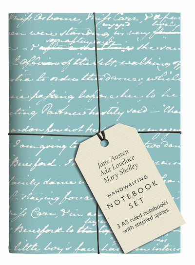 Jane Austen, Ada Lovelace, Mary Shelley Handwriting Notebook Set - 9781851245758 - Bodleian Library - Bodleian Library Publishing - The Little Lost Bookshop