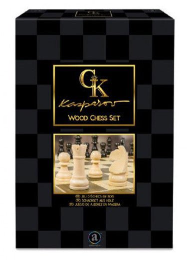 Kasparov Wood Chess Set - 4897049300309 - Board Game - Kasporov - The Little Lost Bookshop