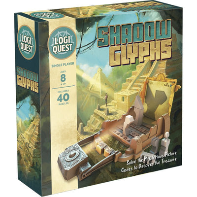 Logiquest Shadow Glyphs Logic Puzzle - 3558380087830 - Board Game - Logiquest - The Little Lost Bookshop