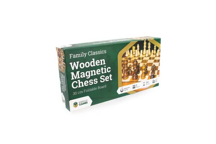 LPG Wooden Magnetic Chess set (30cm) - 742033922651 - Board Games - The Little Lost Bookshop
