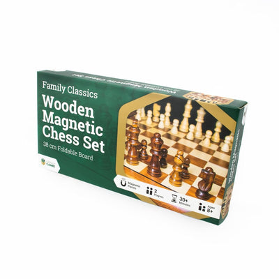 LPG Wooden Magnetic Chess Set (38cm) - 742033922668 - Board Games - The Little Lost Bookshop