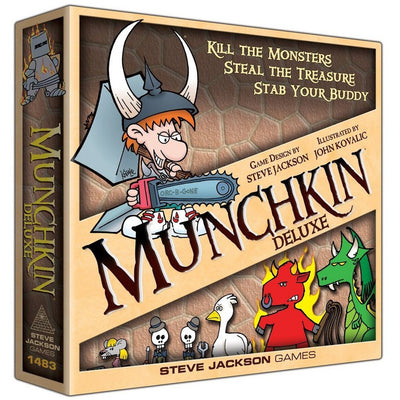 Munchkin Deluxe - 837654320976 - Card Game - Steve Jackson Games - The Little Lost Bookshop