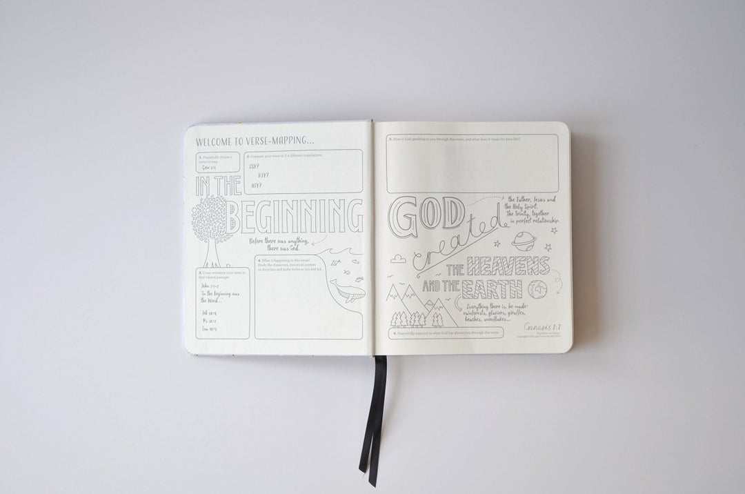 NIV Bible for Journalling and Verse-Mapping - 9781473680548 - NIV - Hodder & Stoughton - The Little Lost Bookshop