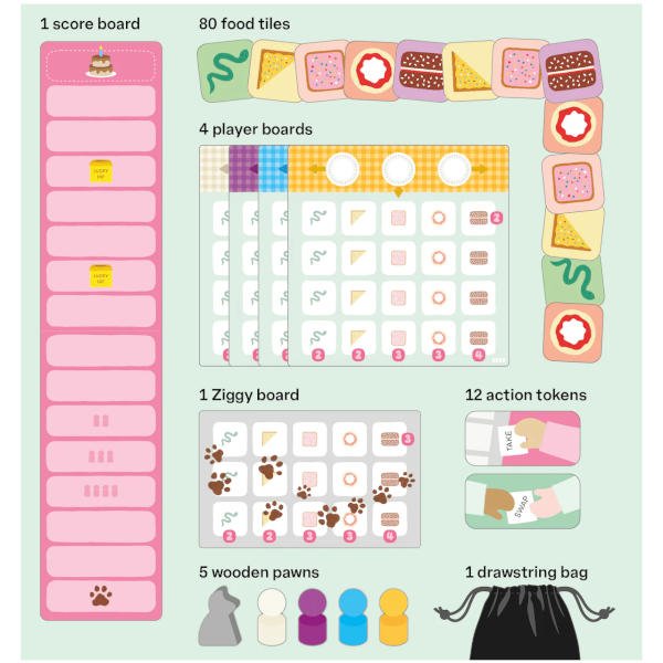 Pass the Party Food - 731788469467 - Joey Games - The Little Lost Bookshop