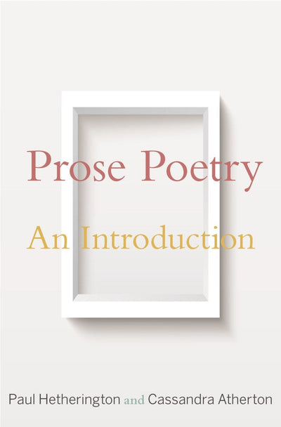 Prose Poetry - 9780691180656 - Hetherington, Paul - Princeton University Press - The Little Lost Bookshop