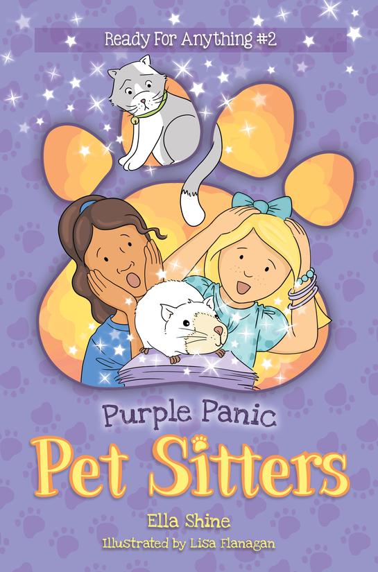 Purple Panic (Pet Sitters: Ready For Anything #2) - 9780648943013 - Ella Shine - Puddle Dog Press - The Little Lost Bookshop