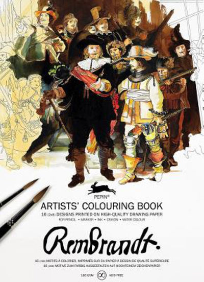 Rembrandt: Artists' Colouring Book - 9789460098130 - Pepin Press - The Little Lost Bookshop