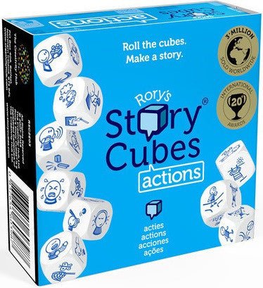 Rorys Story Cubes Actions - 837654603987 - Creativity Hub - The Little Lost Bookshop