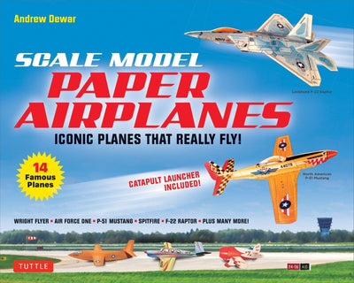 Scale Model Paper Airplanes Kit - 9780804851084 - Dewar, Andrew - Berkeley Books - The Little Lost Bookshop