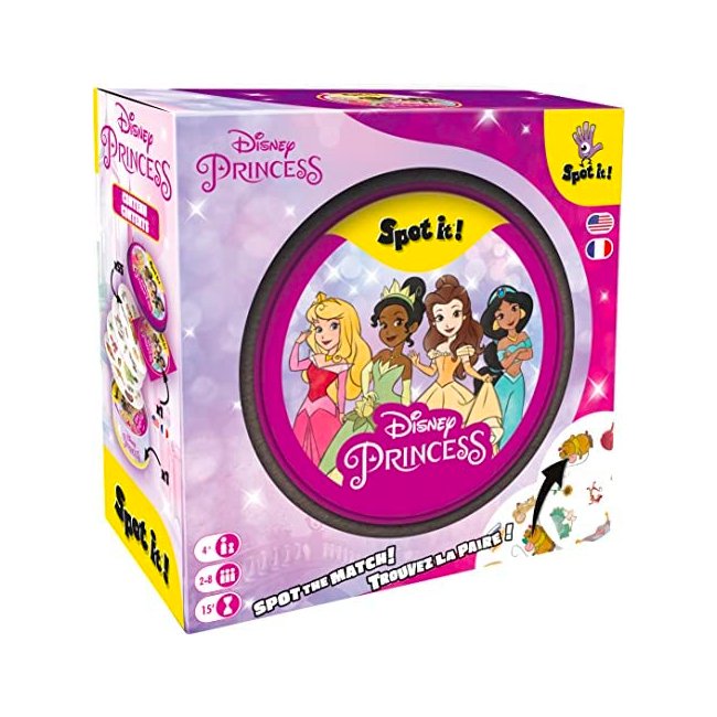Spot It! Disney Princess - 3558380106401 - Jedko Games - The Little Lost Bookshop