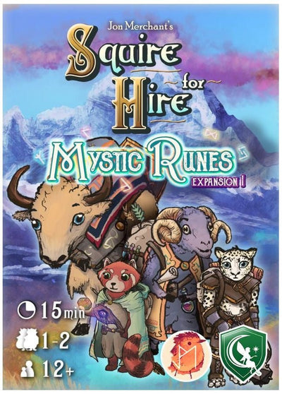 Squire for Hire - Mystic Runes - 694536788336 - Game - Letiman Games - The Little Lost Bookshop