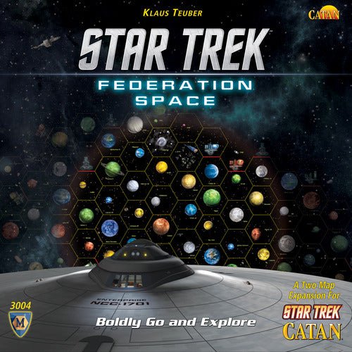 Star Trek Catan Federation Space Map Set - 29877030040 - Catan - Catan Studio - The Little Lost Bookshop