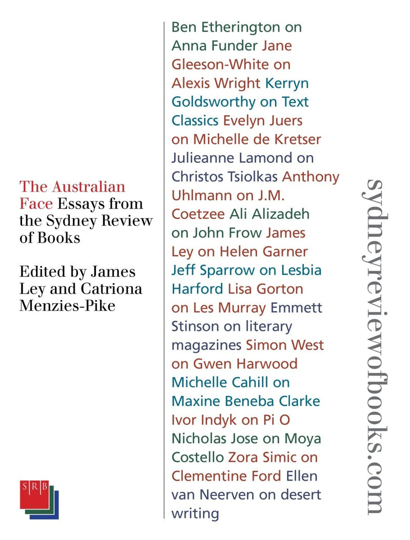 The Australian Face - 9780648062103 - James Ley - Giramondo Publishing - The Little Lost Bookshop