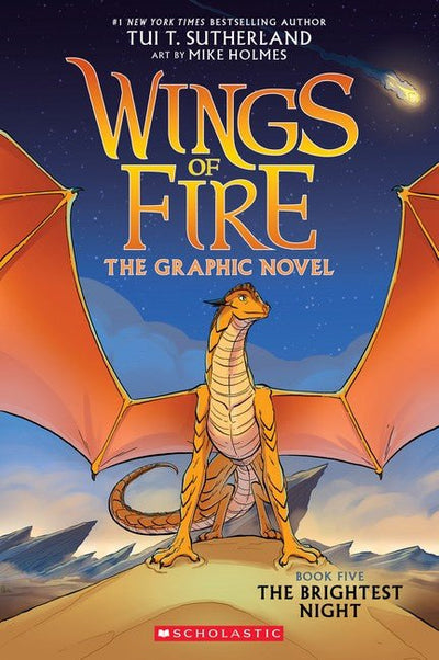The Brightest Night: The Graphic Novel (Wings of Fire, Book Five) - 9781761127809 - Tui T. Sutherland - SCHOLASTIC INC - The Little Lost Bookshop