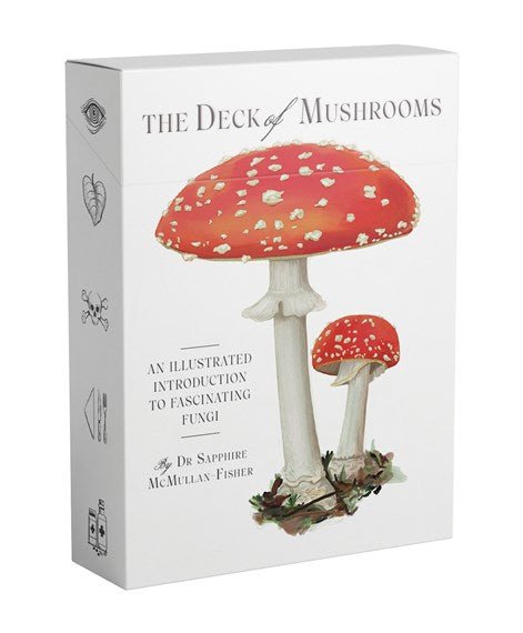 The Deck of Mushrooms An illustrated field guide to fascinating fungi - 9781922754332 - Sapphire McMullan-Fisher - Smith Street Books - The Little Lost Bookshop
