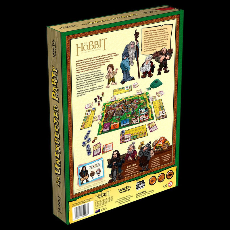 The Hobbit: An Unexpected Party - 9420024729038 - Board Game - Weta Workshop - The Little Lost Bookshop