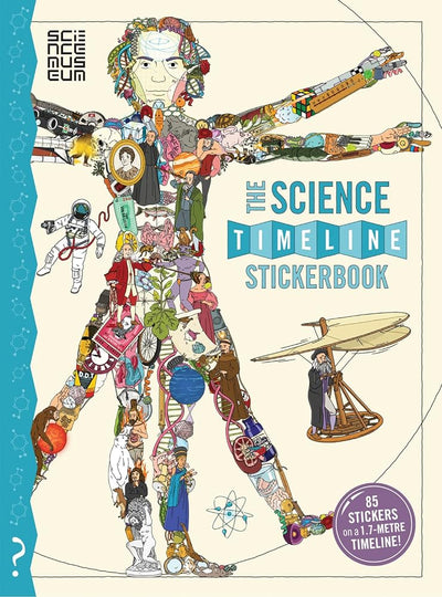 The What on Earth? Stickerbook of Science: Build Your Own Stickerbook Timeline of Amazing Scientists and Inventions! - 9780956593696 - The Little Lost Bookshop - The Little Lost Bookshop