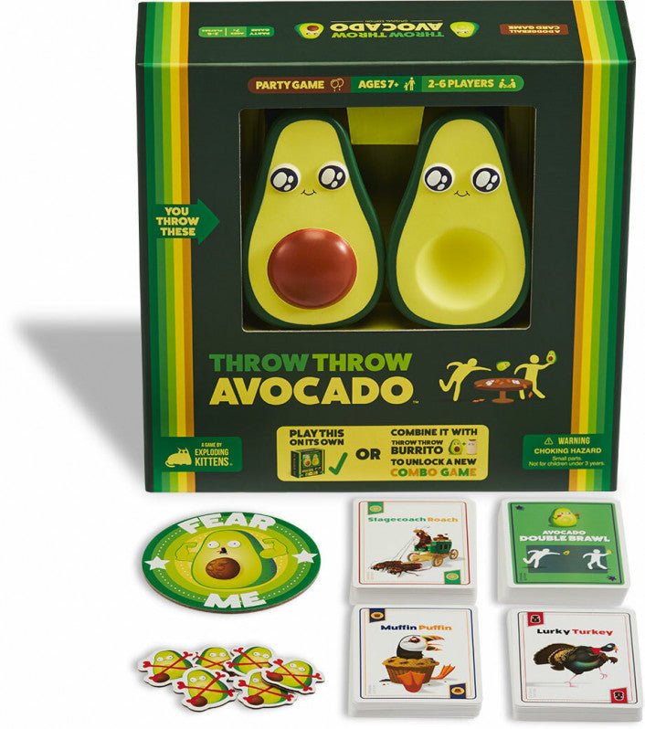 Throw Throw Avocado - 852131006501 - Game - Exploding Kittens - The Little Lost Bookshop
