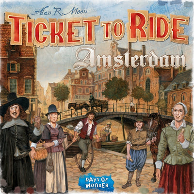Ticket to Ride Amsterdam - 824968200636 - Ticket to Ride - Days of Wonder - The Little Lost Bookshop