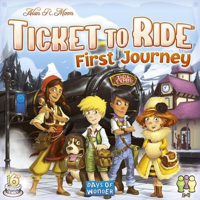Ticket to Ride: First Journey Europe (Junior Edition) - 824968200278 - Ticket to Ride - Days of Wonder - The Little Lost Bookshop