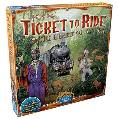 Ticket to Ride Heart of Africa Map Set - 824968817742 - Ticket to Ride - Days of Wonder - The Little Lost Bookshop