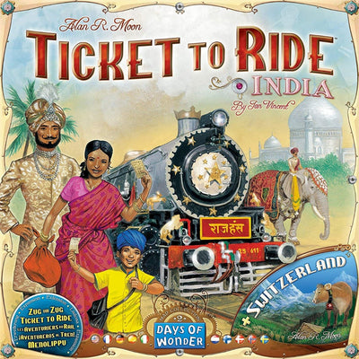 Ticket to Ride India - 824968117743 - Ticket to Ride - Days of Wonder - The Little Lost Bookshop