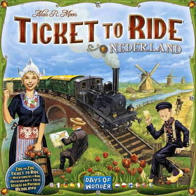 Ticket to Ride Map Collection 4 Nederland - 824968817766 - Ticket to Ride - Days of Wonder - The Little Lost Bookshop