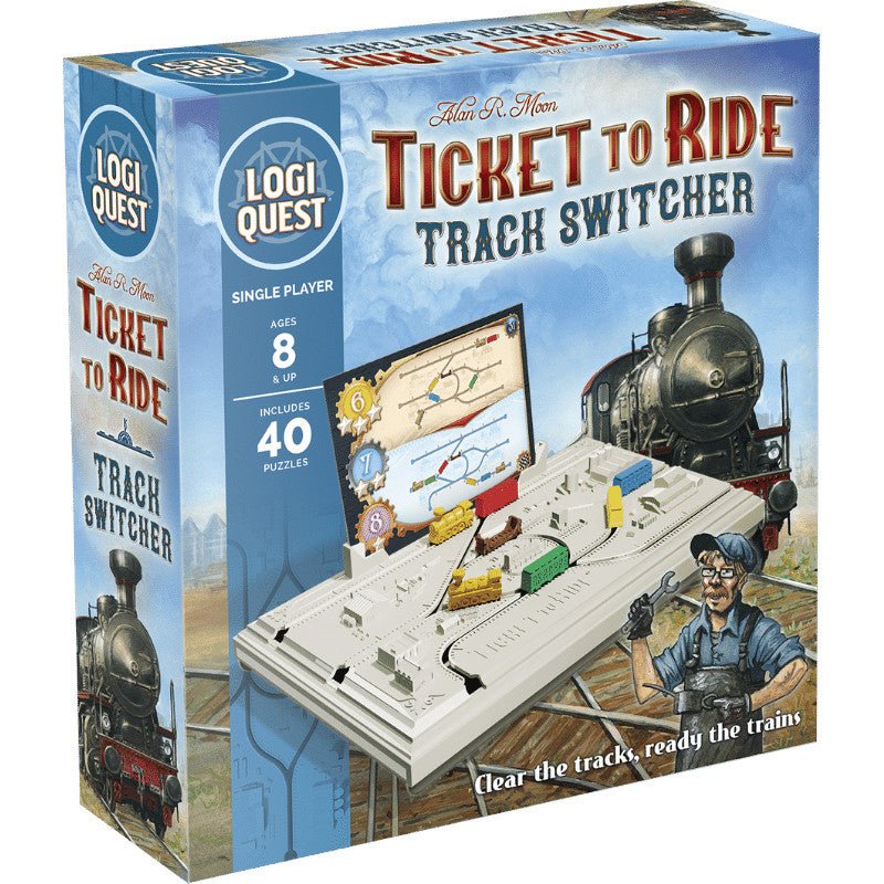 Ticket To Ride Track Switcher Logic Puzzle - 3558380087908 - Board Game - Logiquest - The Little Lost Bookshop