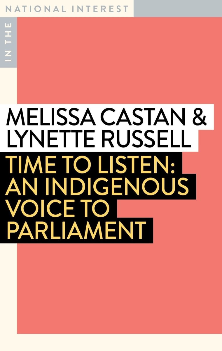 Time to Listen - 9781922979124 - Melissa Castan - Monash University Publishing - The Little Lost Bookshop