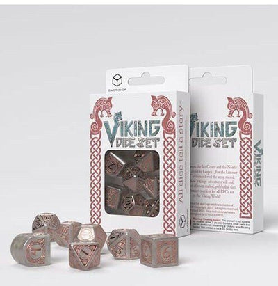 Viking RPG Dice Set Mjolnir - 5907699496501 - Games - Q Workshop - The Little Lost Bookshop