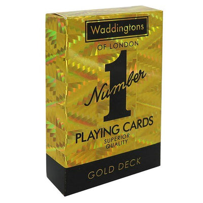 Waddingtons Playing Cards Gold Edition - 5036905029391 - VR - The Little Lost Bookshop