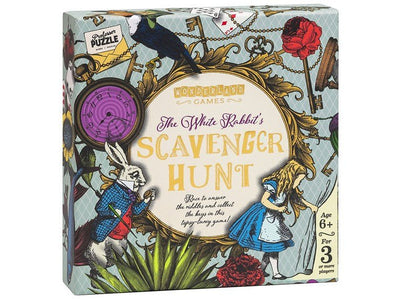 White Rabbit's Scavenger Hunt - 5056297205838 - Wonderland Games - Jedko Games - The Little Lost Bookshop